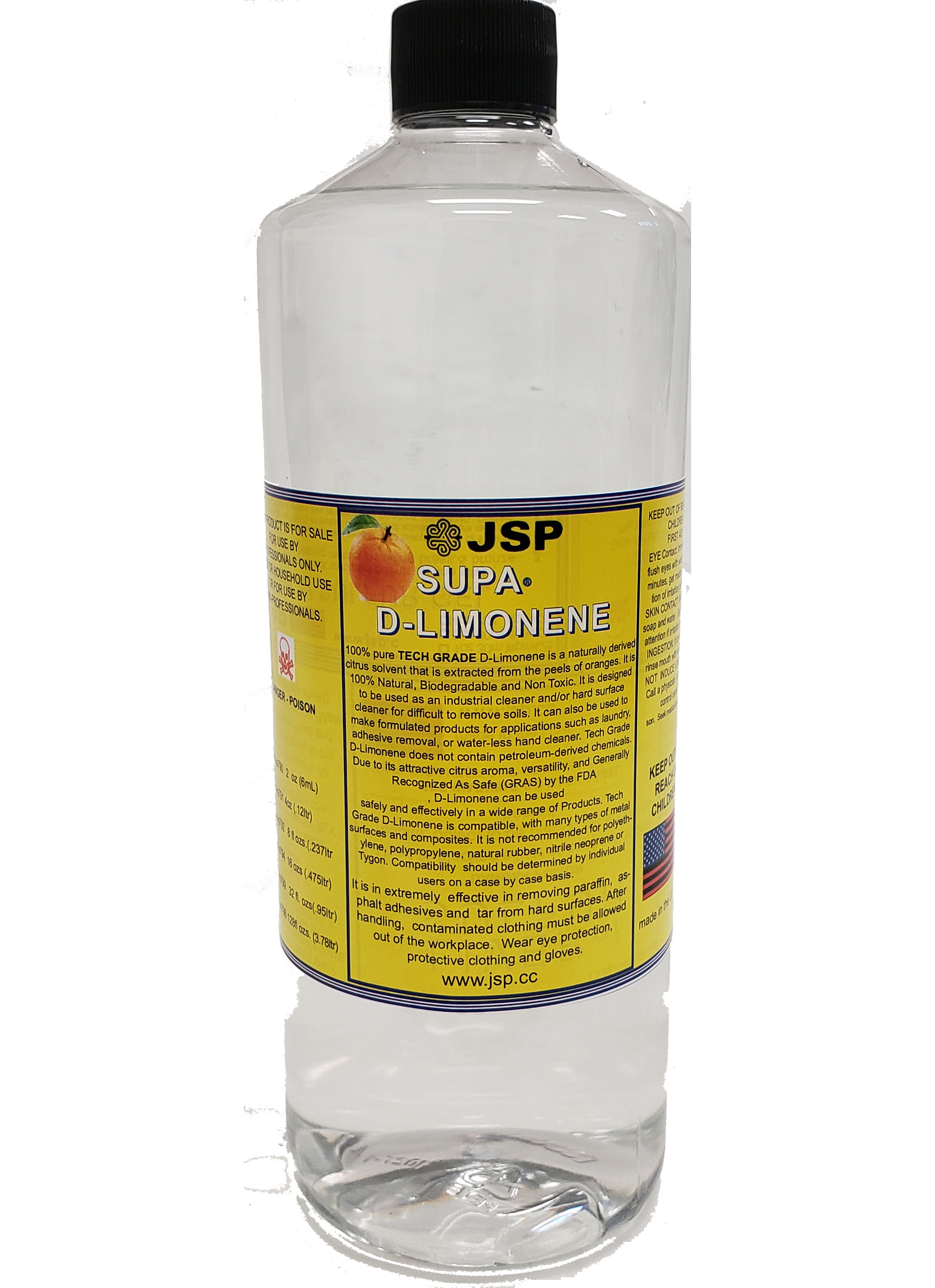 SUPA® D-LIMONENE 100% pure TECHNICAL GRADE 32oz